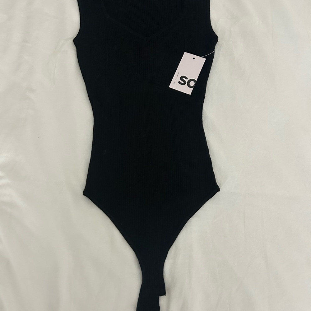 Kohl's Black Bodysuit by SO, brand new